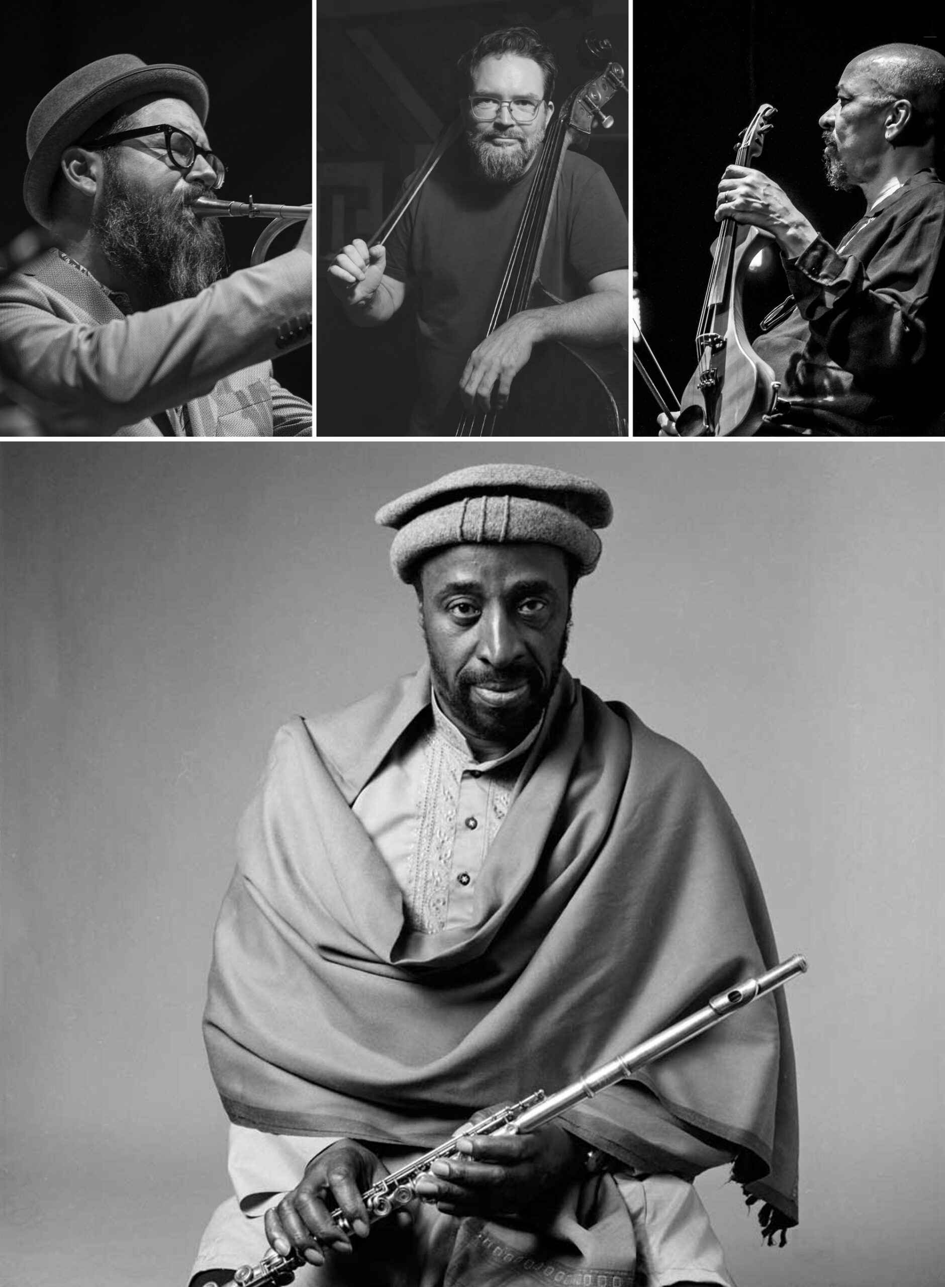 Kirk Knuffke, Thommy Andersson, Charlie Burnham ve Yusef Lateef
