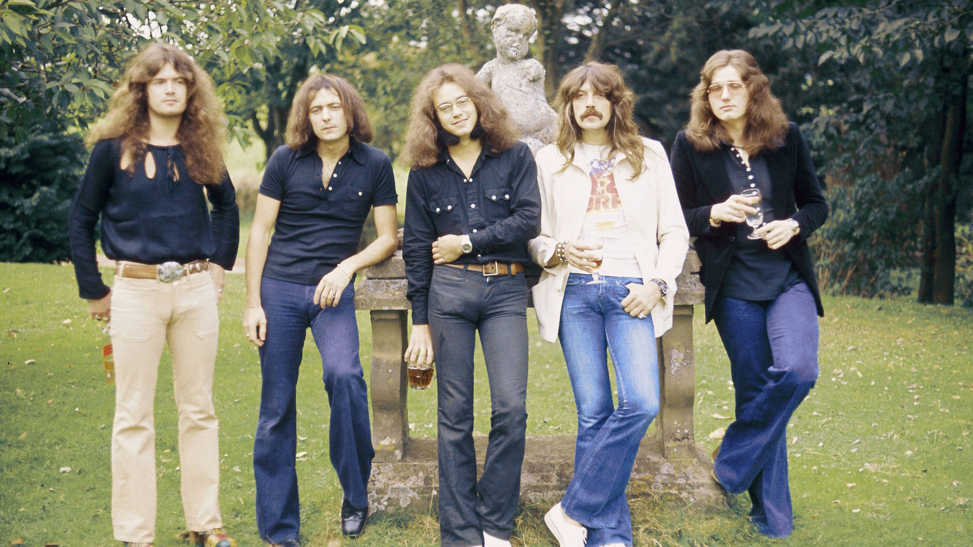 Deep Purple Mark III: Glenn Hunhes, Ritchie Blackmore, Ian Paice, Jon Lord, David Coverdale