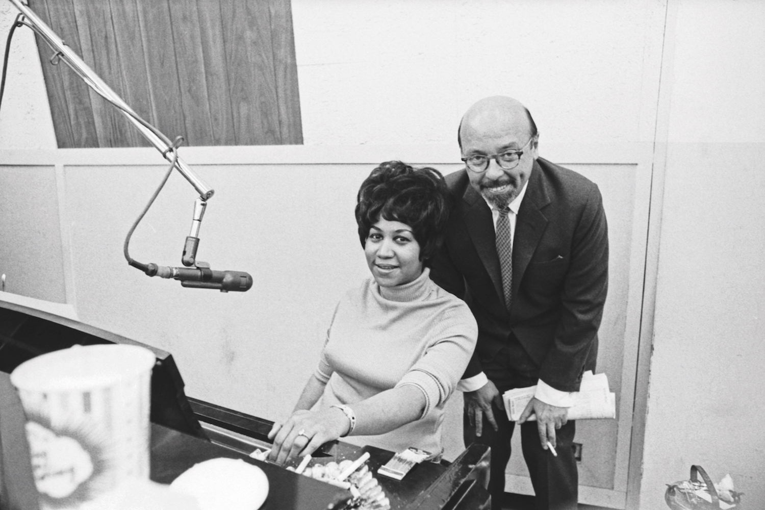 Aretha Franklin ve Ahmet Ertegün