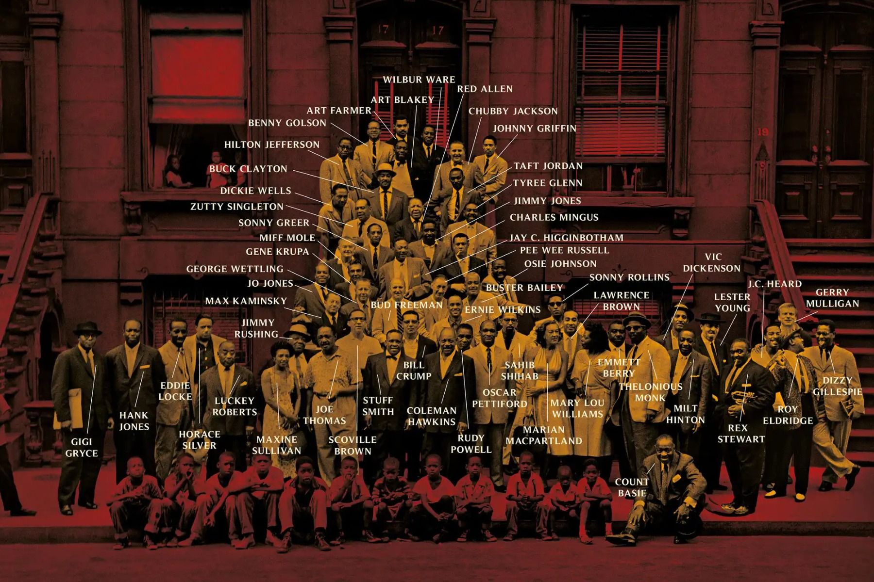 A Great Day in Harlem, 1958 (Fotoğraf: Art Kane)