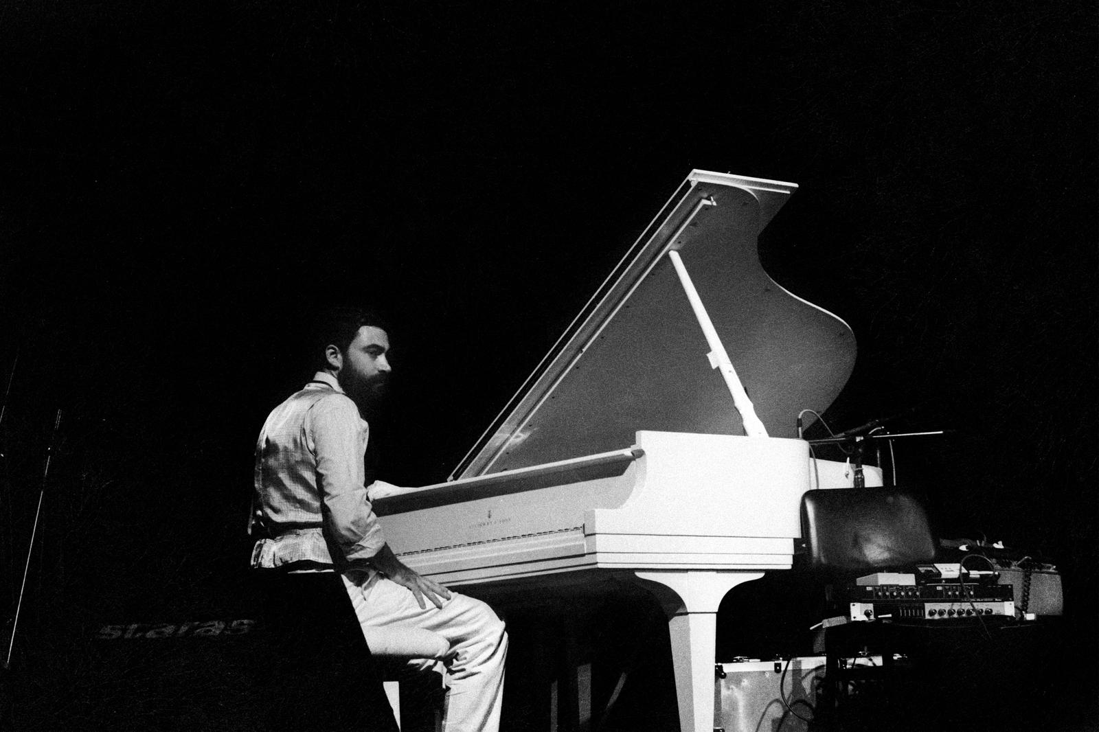 Ali Perret, 2. Bilsak Caz Festivali, 1986 (Fotoğraf: Merih Akoğul)