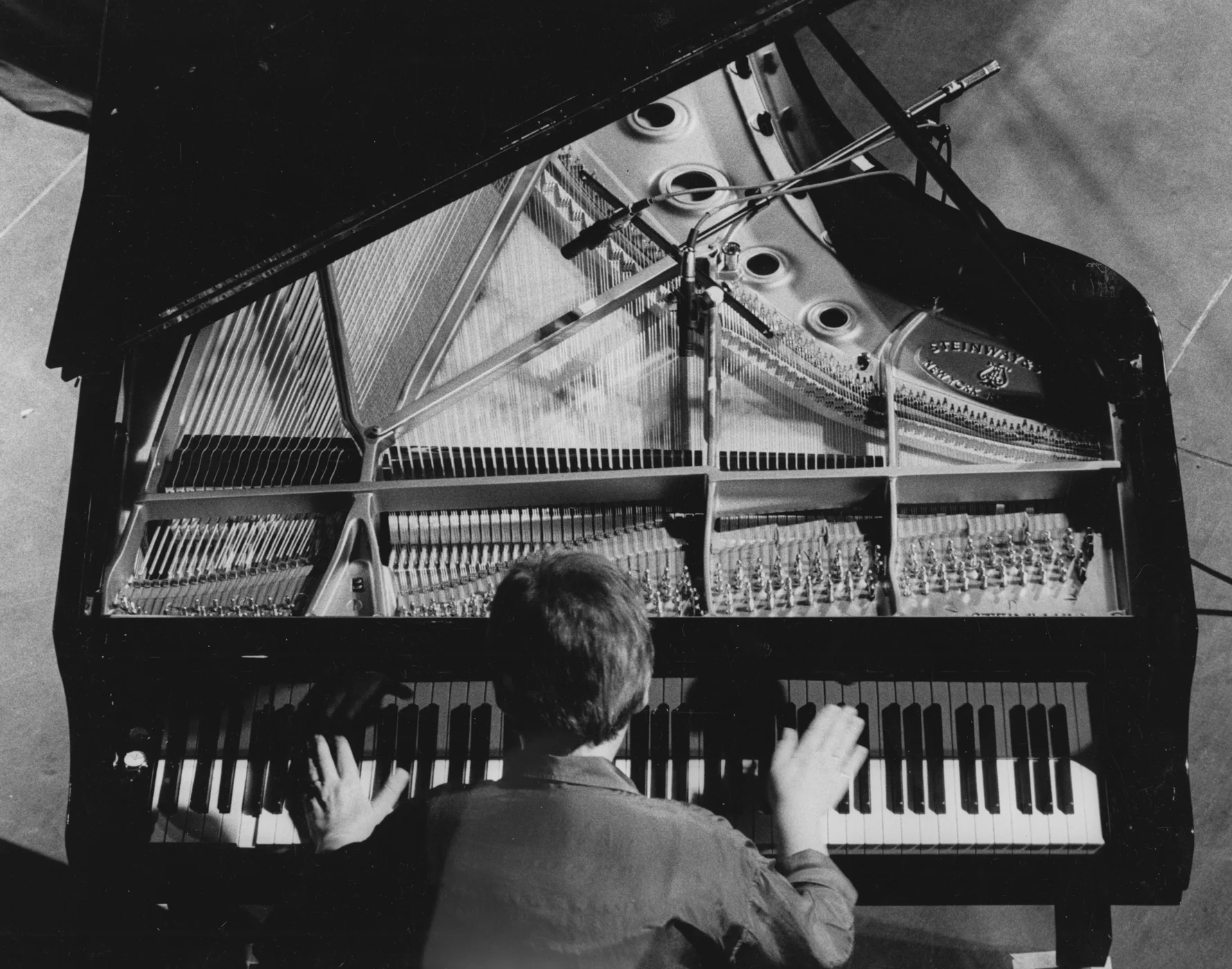 Irene Schweizer – Prelude to a Kiss and More (Live) kayıt seansından (Fotoğraf: Dany Gignoux)