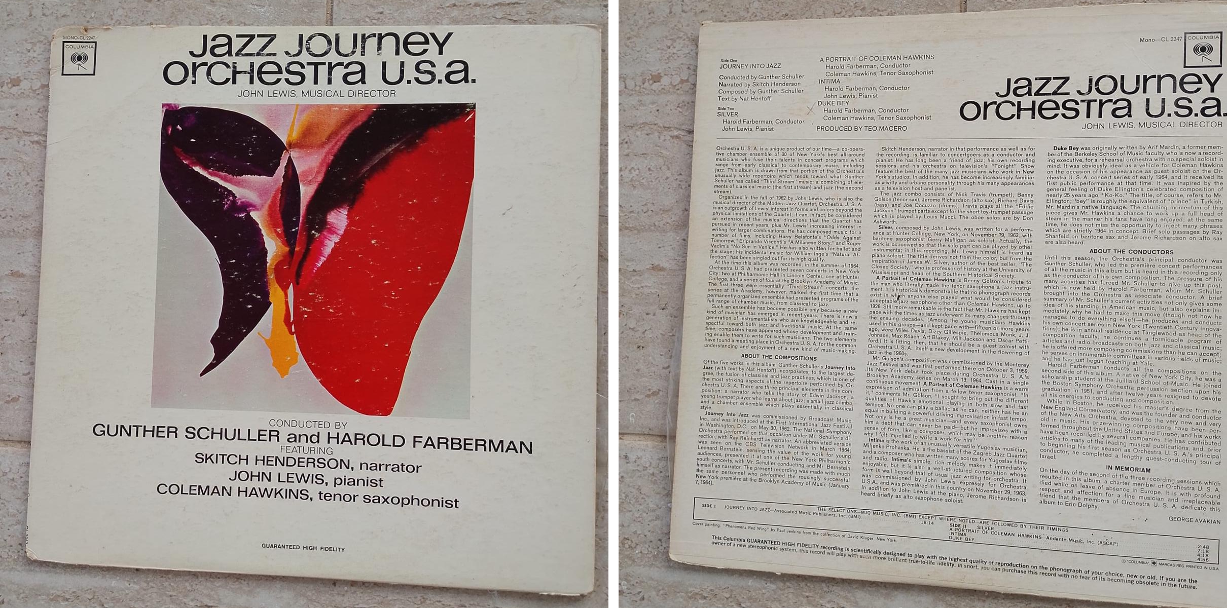 Emin Fındıkoğlu koleksiyonundan Orchestra U.S.A. - Jazz Journey (1964 Columbia)
