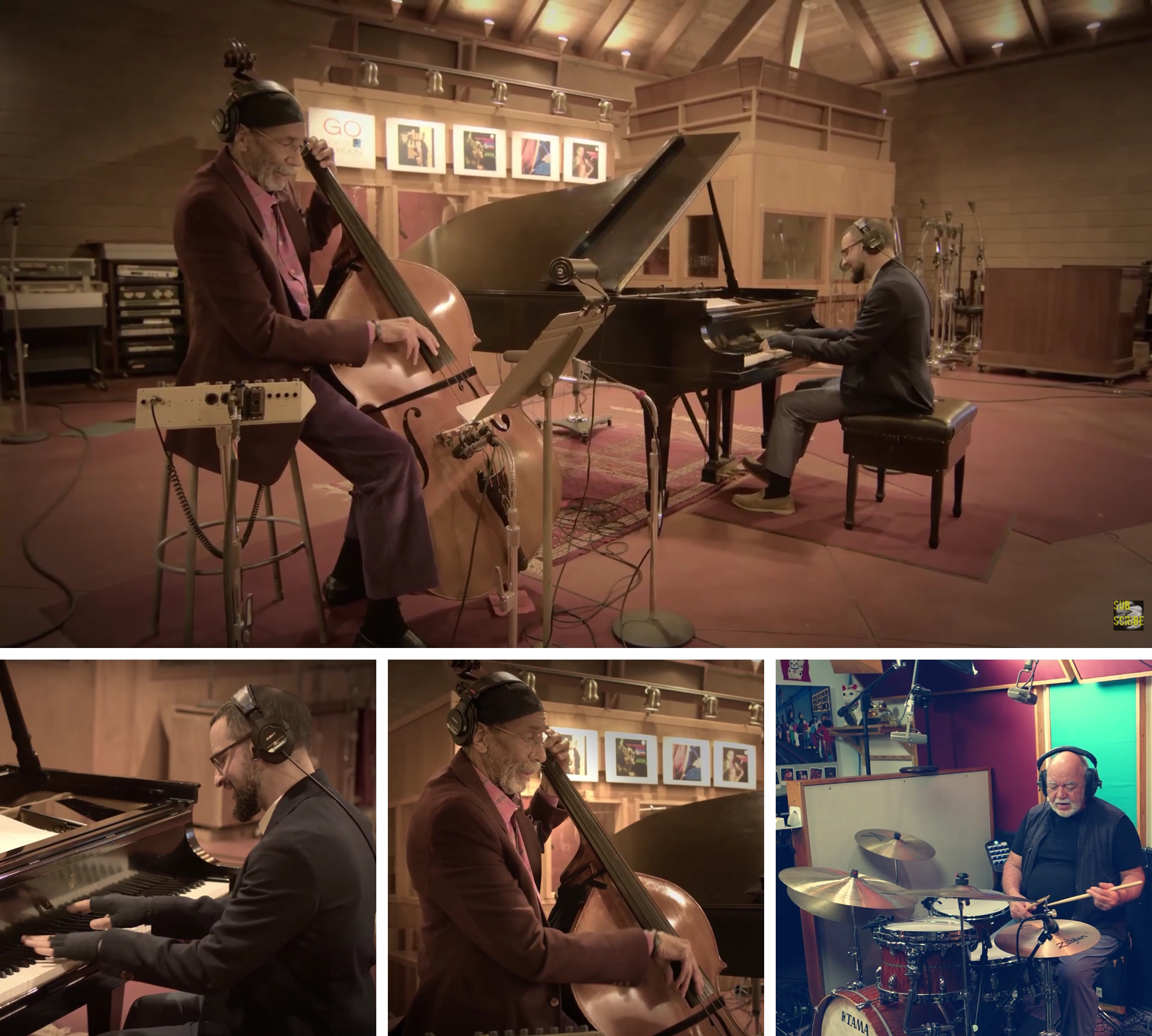 Joe De Gregorio, Ron Carter ve Peter Erskine, Rudy Van Gelder stüdyosunda