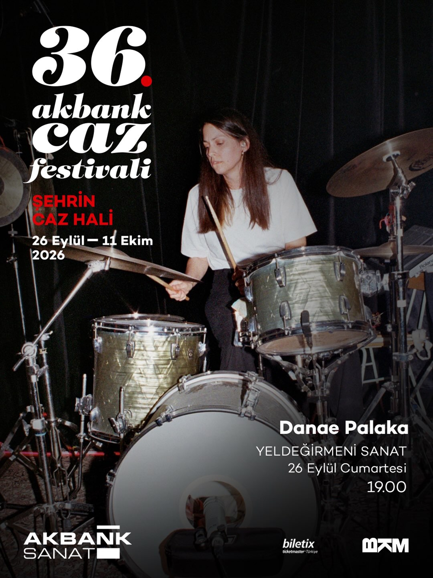 36. Akbank Caz Festivali, Danae Palaka, Yeldeğirmeni Sanat