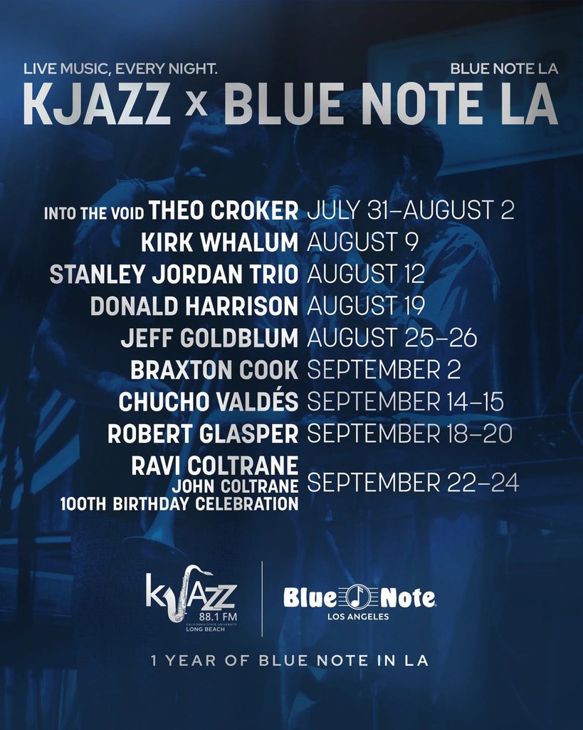 BlueNote_LA_RaviColtrane - Dark Blue Notes John Coltrane, Coltrane@100