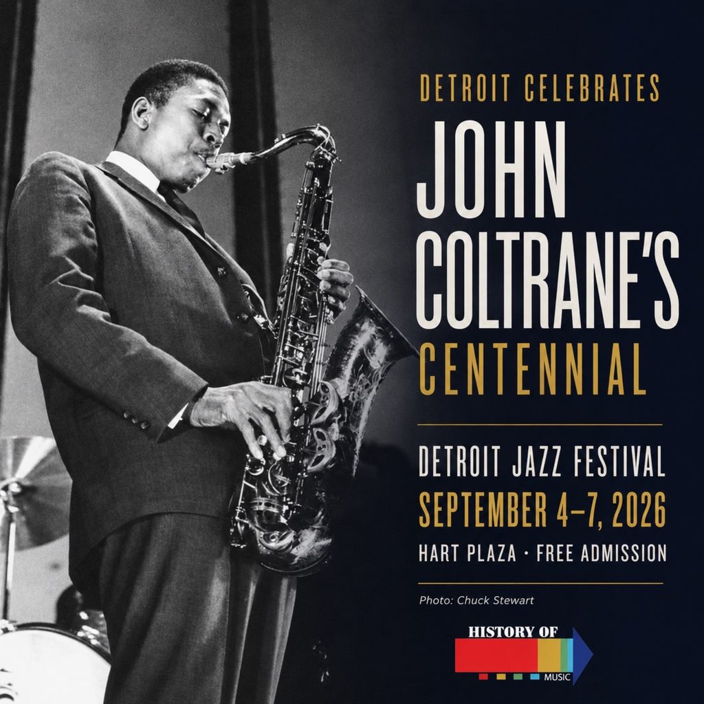 DetroitJazzFestival - Dark Blue Notes John Coltrane, Coltrane@100