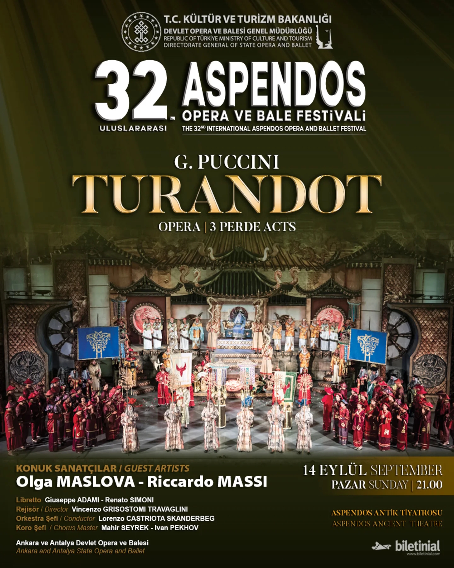 Giacomo Puccini, Prenses Turandot, Prens Calaf, Nessun Dorma.
